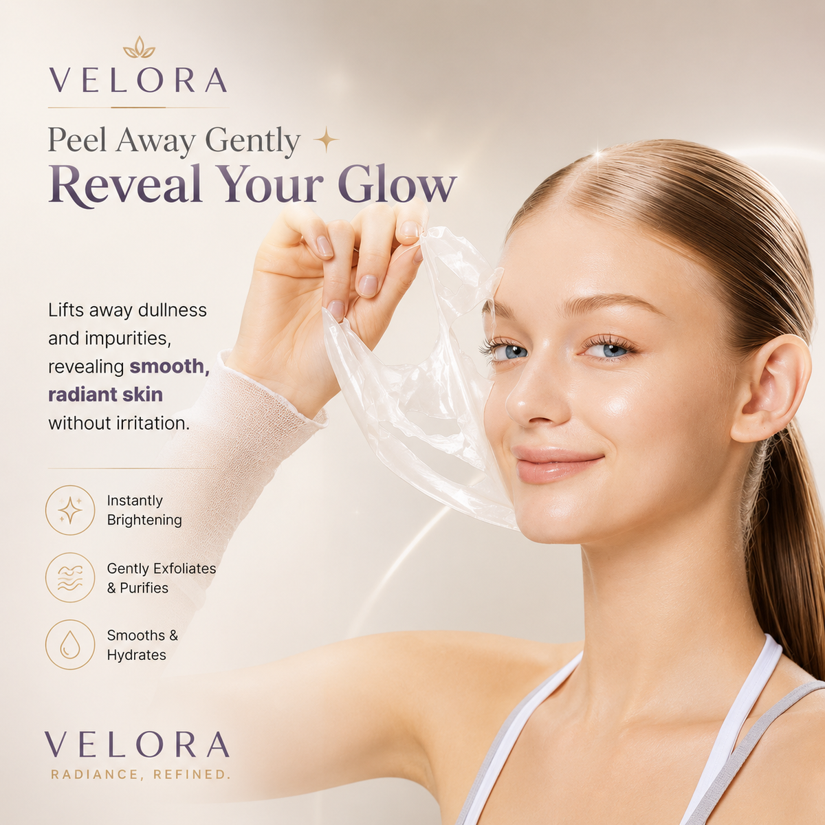 Velora Skin-planing Glaze Mask